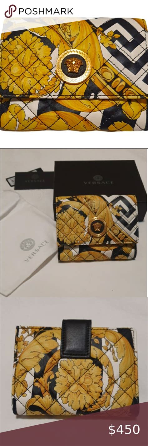 versace baroque wallet|versace wallet medusa.